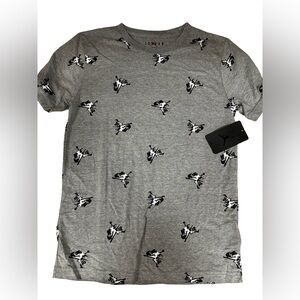 Jordan Gray and Black Graphic Boys Tee